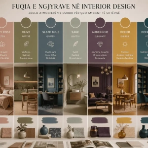 Fuqia e Ngjyrave në Interior Design: Si të Zgjidhni Paletën e Duhur për Çdo Ambient të Shtëpisë