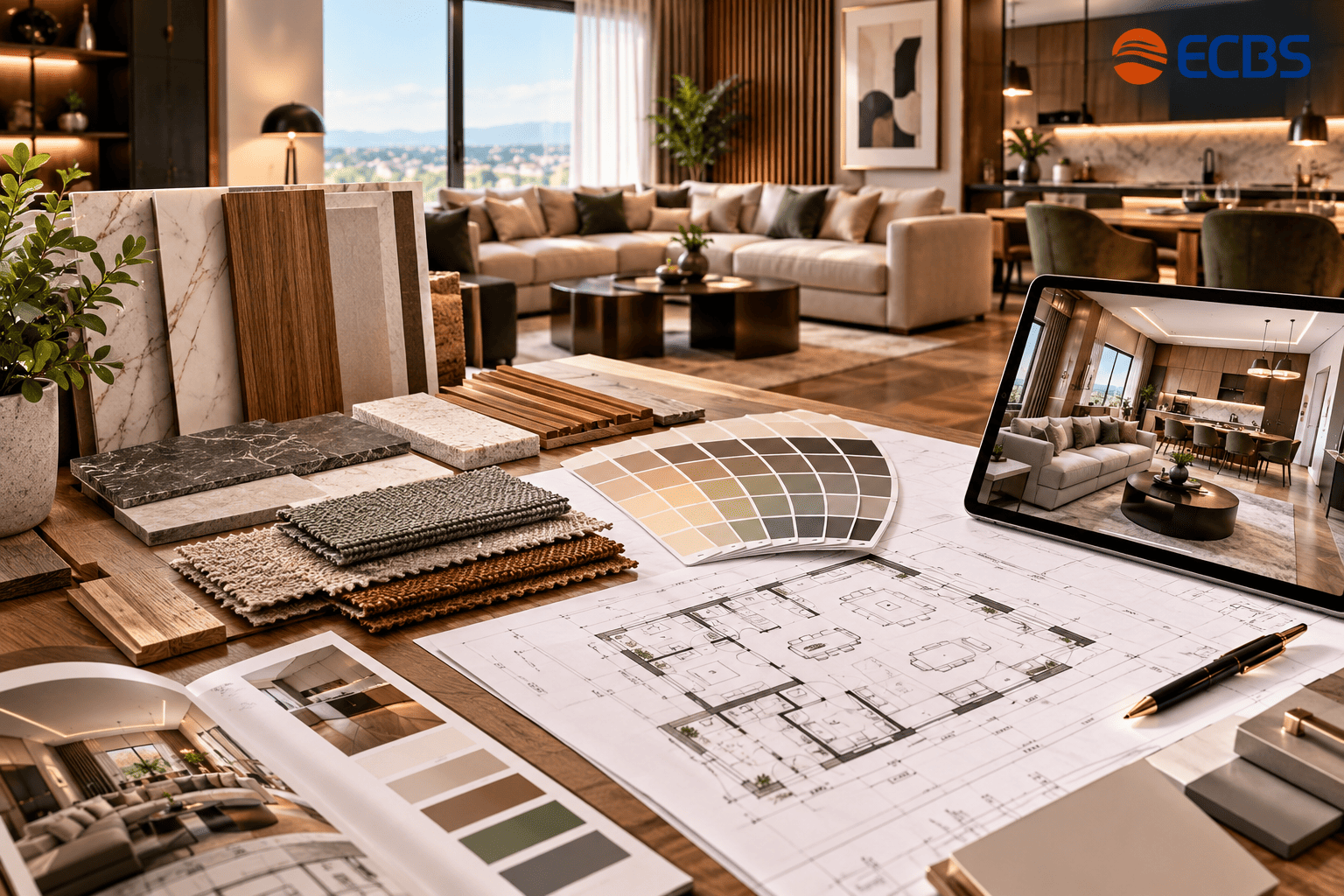 Përzgjedhja Profesionale e Materialeve dhe Ngjyrave në Interior Design